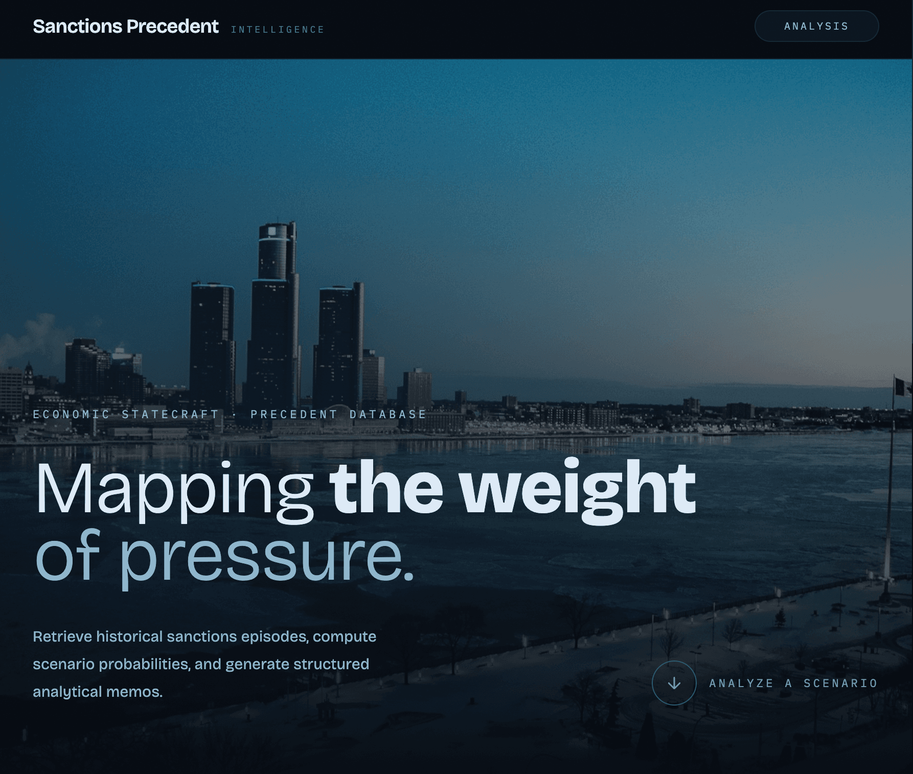 Sanctions Precedent — project by Koshin